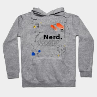 Business Casual Nerd Podcast Cover Hoodie